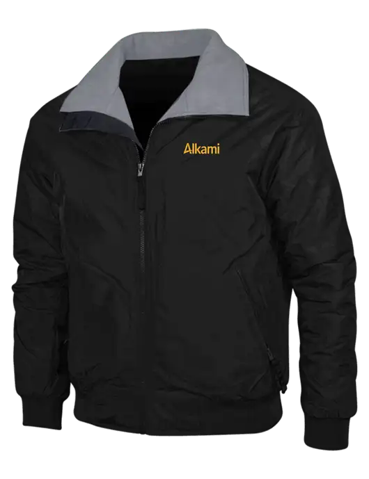 Black/Grey Classic Challenger Jacket w/Alkami Logo