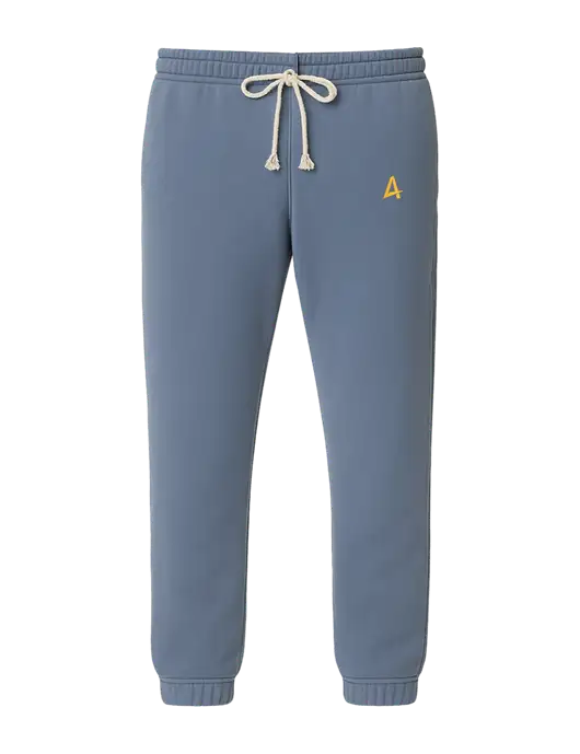 Comfort Colors Garment-Dyed Slate Blue Lightweight Fleece Sweatpants w/Alkami Logo