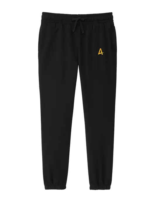 District Womens Black Fleece Sweatpants w/Alkami Logo