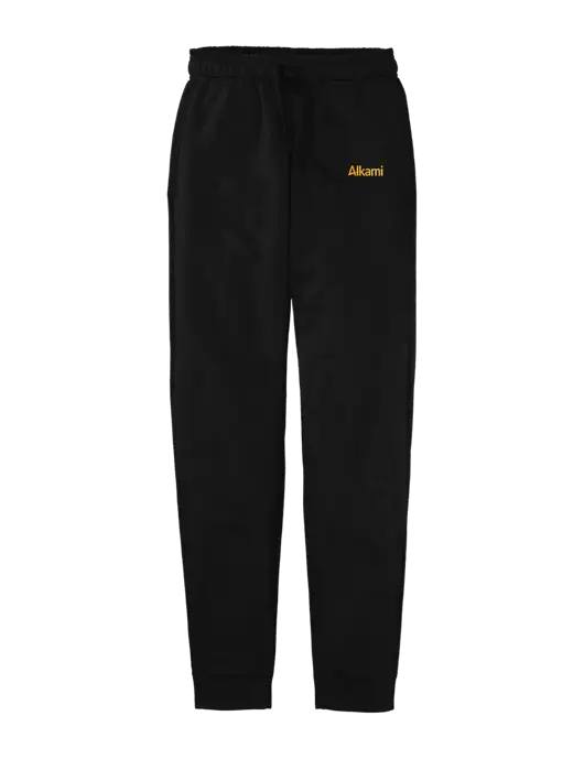 Core Fleece Black Jogger w/Alkami Logo