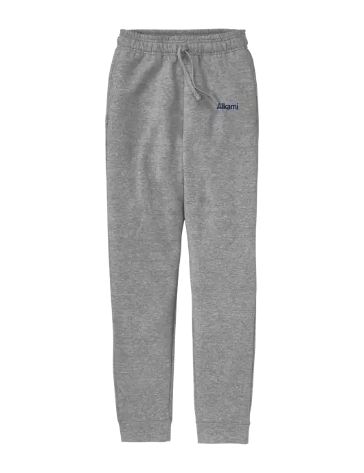Core Fleece Light Grey Jogger w/Alkami Logo