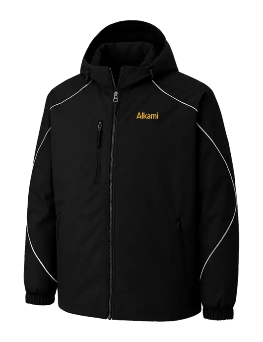 Angle 3-In-1 Black Jacket with Bonded Fleece Liner w/Alkami Logo