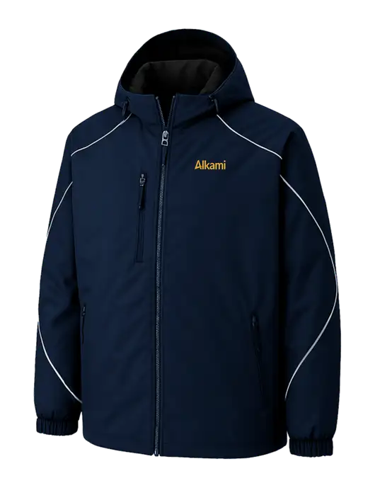 Angle 3-In-1 Dark Navy Jacket with Bonded Fleece Liner w/Alkami Logo