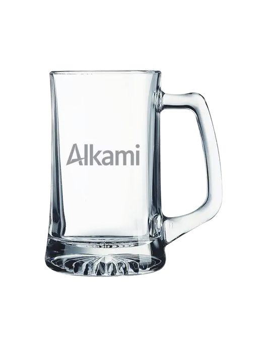 25 oz Beer Mug with Handle w/Alkami Logo