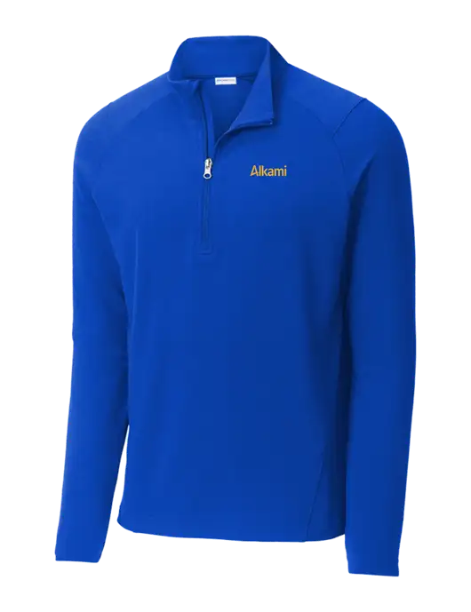 Sport-Wick Flex Fleece Royal Blue 1/4-Zip w/Alkami Logo