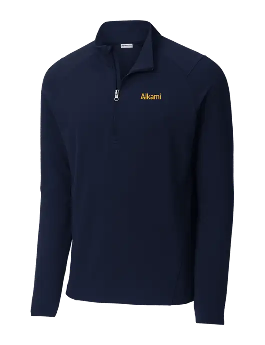 Sport-Wick Flex Fleece Dark Navy 1/4-Zip w/Alkami Logo