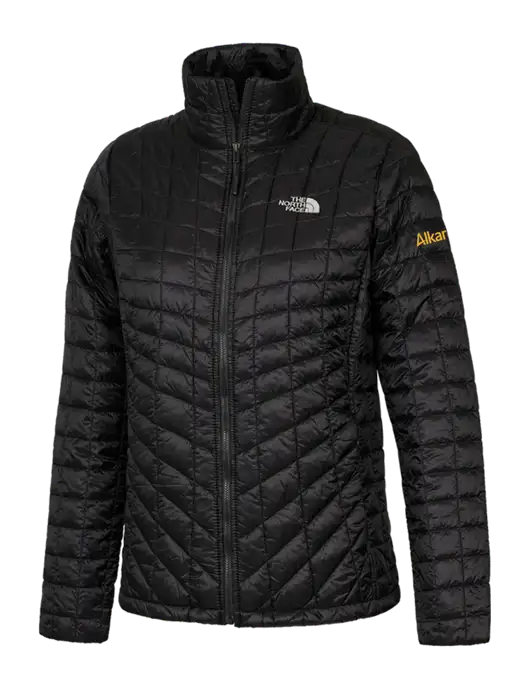 North Face Womens Black ThermoBall Trekker Jacket w/Alkami Logo