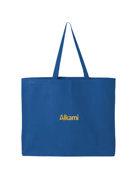 Sturdy Canvas Royal Blue Tote w/Alkami Logo
