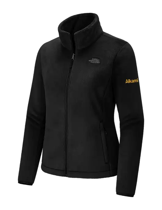 The North Face Womens Black Osito Fleece Jacket
 w/Alkami Logo