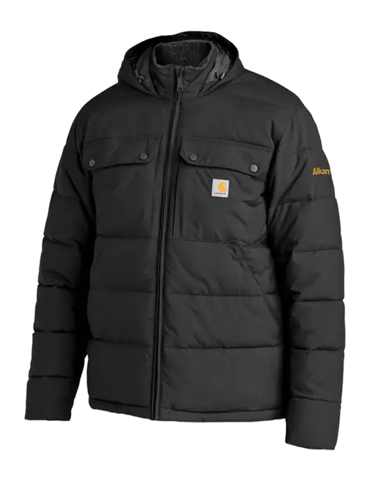 Carhartt Montana Black Insulated Hooded Jacket w/Alkami Logo