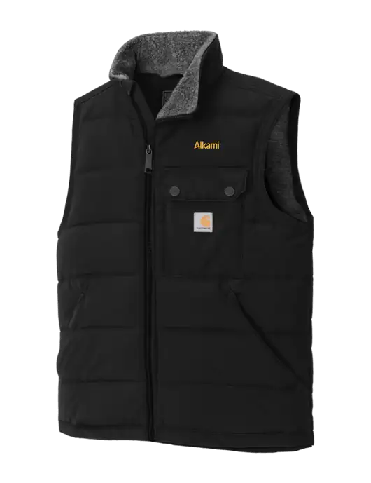 Carhartt Montana Black Insulated Vest w/Alkami Logo