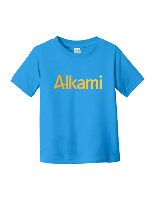 Rabbit Skins Cobalt Toddler Fine Jersey Tee w/Alkami Logo